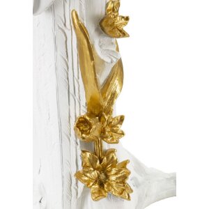 Mauro Ferretti lámpara de mesa loro E27 20x20x50,5 cm oro blanco