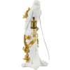 Mauro Ferretti lámpara de mesa loro E27 20x20x50,5 cm oro blanco