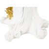 Mauro Ferretti lámpara de mesa loro E27 20x20x50,5 cm oro blanco