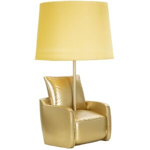 Mauro Ferretti lámpara de mesa de mediados de siglo E27 26x46 cm oro