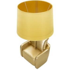 Mauro Ferretti lámpara de mesa de mediados de siglo E27 26x46 cm oro