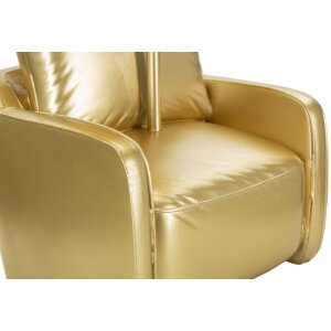 Mauro Ferretti lámpara de mesa de mediados de siglo E27 26x46 cm oro