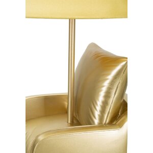 Mauro Ferretti lámpara de mesa de mediados de siglo E27 26x46 cm oro