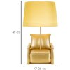 Mauro Ferretti lámpara de mesa de mediados de siglo E27 26x46 cm oro