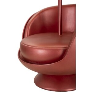 Mauro Ferretti lámpara de mesa de mediados de siglo E27 26x43 cm rojo