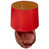 Mauro Ferretti lámpara de mesa de mediados de siglo E27 26x43 cm rojo