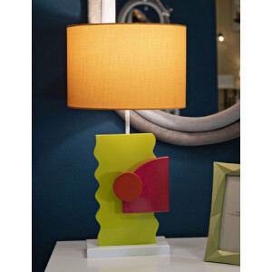 Mauro Ferretti Lámpara de mesa Color E27 30x60,5 cm multicolor