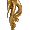 Mauro Ferretti Lámpara de mesa Pulpo E27 Ø 30,5x64,5 cm dorado blanco