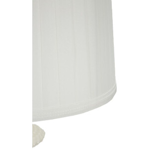 Mauro Ferretti Lámpara de mesa Caserta Ø 30x57 cm blanco oro