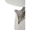 Mauro Ferretti Lámpara de mesa Shiney E27 Ø 30x51 cm blanco plata
