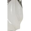Mauro Ferretti Lámpara de mesa Shiney E27 Ø 30x51 cm blanco plata