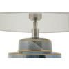 Mauro Ferretti Lámpara de mesa Elegancia Cerámica E27 40x64 cm azul