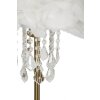 Mauro Ferretti Lámpara de mesa Diamon E27 Ø 30x55 cm blanco oro