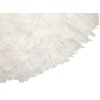 Mauro Ferretti Lámpara de techo pluma E27 Ø 60x30 cm blanco