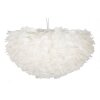 Mauro Ferretti Lámpara de techo pluma E27 Ø 60x30 cm blanco
