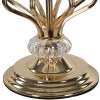 Mauro Ferretti Lámpara de mesa Tarty E27 Ø 25x54 cm blanca oro