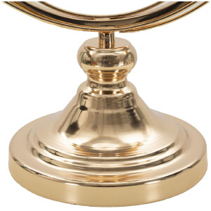 Mauro Ferretti Lámpara de mesa Bruxelles E27 Ø 36x65 cm negro dorado