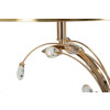 Mauro Ferretti Lámpara de mesa Bruxelles E27 Ø 36x65 cm negro dorado