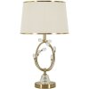 Mauro Ferretti Lámpara de mesa Versailles E27 Ø 36x60 cm blanco oro