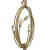 Mauro Ferretti Lámpara de mesa Versailles E27 Ø 36x60 cm blanco oro