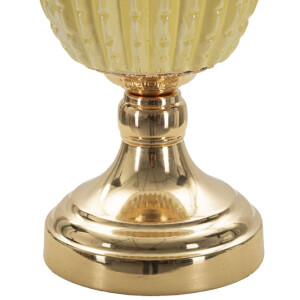 Mauro Ferretti Lámpara de mesa Lot E27 Ø 30x55 cm dorado crema