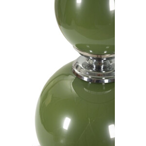 Mauro Ferretti Lámpara de mesa Eva Dos E27 Ø 38x65 cm verde negro