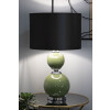 Mauro Ferretti Lámpara de mesa Eva Dos E27 Ø 38x65 cm verde negro