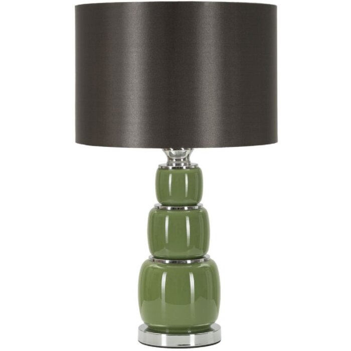 Mauro Ferretti Eva Tres Lámpara Mesa Verde Negro Ø32.5x55cm E27 40W