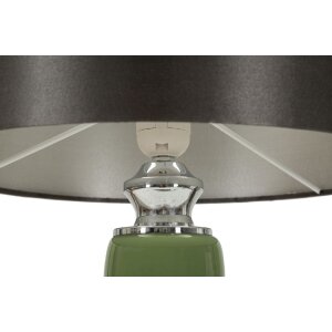 Mauro Ferretti Eva Tres Lámpara Mesa Verde Negro Ø32.5x55cm E27 40W