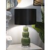 Mauro Ferretti Eva Tres Lámpara Mesa Verde Negro Ø32.5x55cm E27 40W