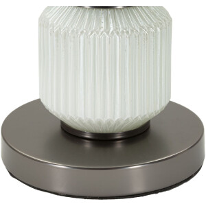 Mauro Ferretti Helle Tres Lámpara Mesa Blanco Gris Ø32.5x57cm E27 40W