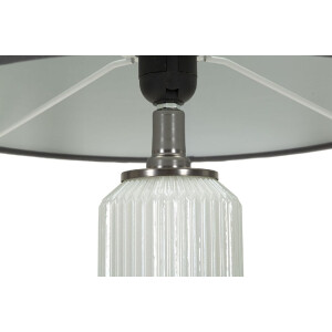 Mauro Ferretti Helle Tres Lámpara Mesa Blanco Gris Ø32.5x57cm E27 40W
