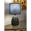 Mauro Ferretti Lámpara de noche Pigny E14 Ø 15x30,5 cm azul