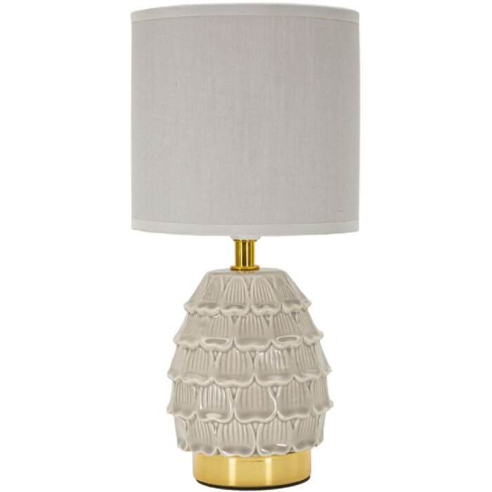 Mauro Ferretti Lámpara de noche Pigny E14 15x30,5 cm crema