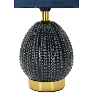 Mauro Ferretti Lámpara de mesa Flavi E14 15x30,5 cm azul