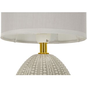 Mauro Ferretti Lámpara de mesa Flavi E14 Ø 15x30,5 cm gris