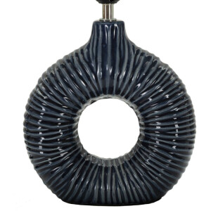 Mauro Ferretti Lámpara de mesa Seta E14 28,5x15x43 cm azul