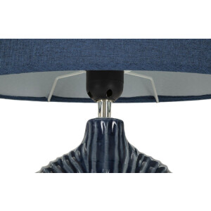 Mauro Ferretti Lámpara de mesa Seta E14 28,5x15x43 cm azul