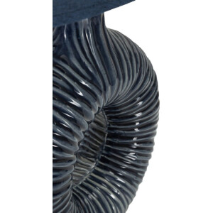 Mauro Ferretti Lámpara de mesa Seta E14 28,5x15x43 cm azul