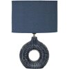 Mauro Ferretti Lámpara de mesa Seta E14 28,5x15x43 cm azul