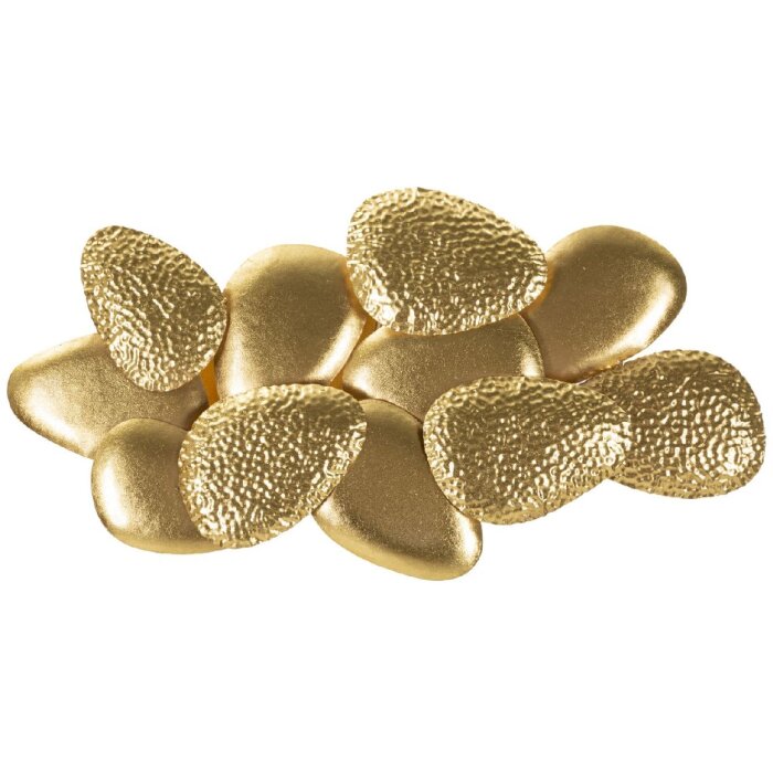 Mauro Ferretti Lámpara de pie Shell E14 59,8x11x31 cm oro