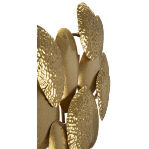 Mauro Ferretti Lámpara de pie Shell E14 59,8x11x31 cm oro
