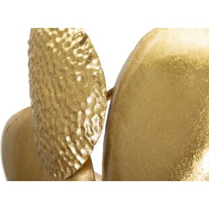 Mauro Ferretti Lámpara de pie Shell E14 59,8x11x31 cm oro