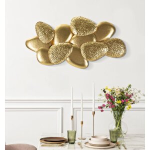 Mauro Ferretti Lámpara de pie Shell E14 59,8x11x31 cm oro