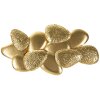 Mauro Ferretti Lámpara de pie Shell E14 59,8x11x31 cm oro