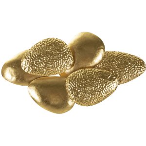 Mauro Ferretti Aplique de pared Shell E14 44x11x28 cm dorado