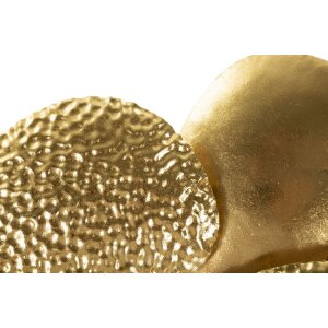 Mauro Ferretti Aplique de pared Shell E14 44x11x28 cm dorado