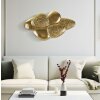 Mauro Ferretti Aplique de pared Shell E14 44x11x28 cm dorado