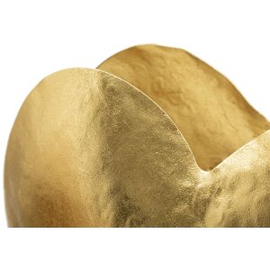 Mauro Ferretti Aplique de pared Corazón Dorado E14 25,5x15x24 cm