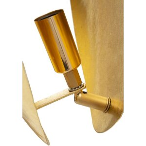 Mauro Ferretti Aplique de pared Corazón Dorado E14 25,5x15x24 cm